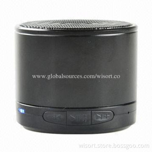 Iron Housing Wireless/Bluetooth Speaker with Mic, 3W Speaker Output